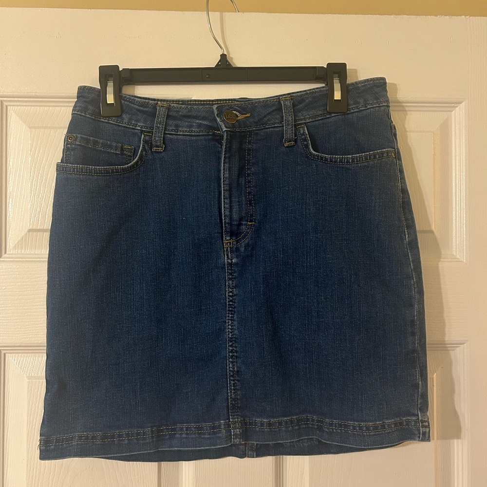 Denim Mini Skirt